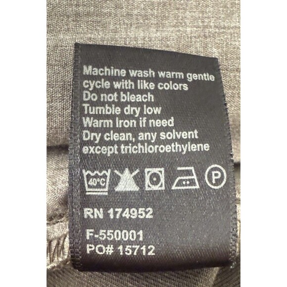 Flint and Tinder 365 Jogger Moss Green Drawstring Canvas Casual Pants Size 33 - Picture 8 of 8